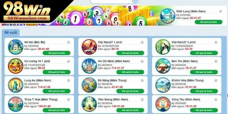 Xổ số miền Bắc 98WIN có điểm gì hấp dẫn?